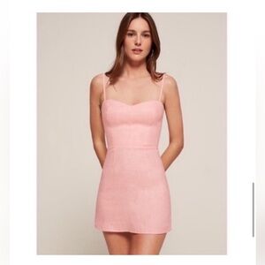 Reformation Blush Pink Mini Dress